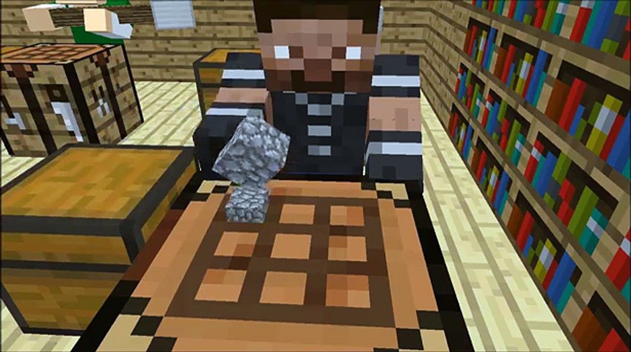 [Minecraft animation] Minecraft player School - Crafting