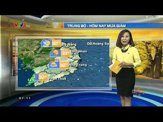 THỜI TIẾT | 7H00 - 05/10/2015