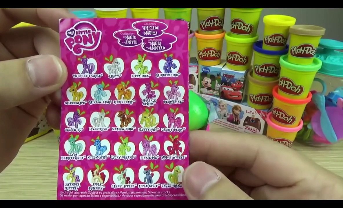 MLP Friendship is magic My little pony surprise eggs rainbow dash fluttershy apple jack