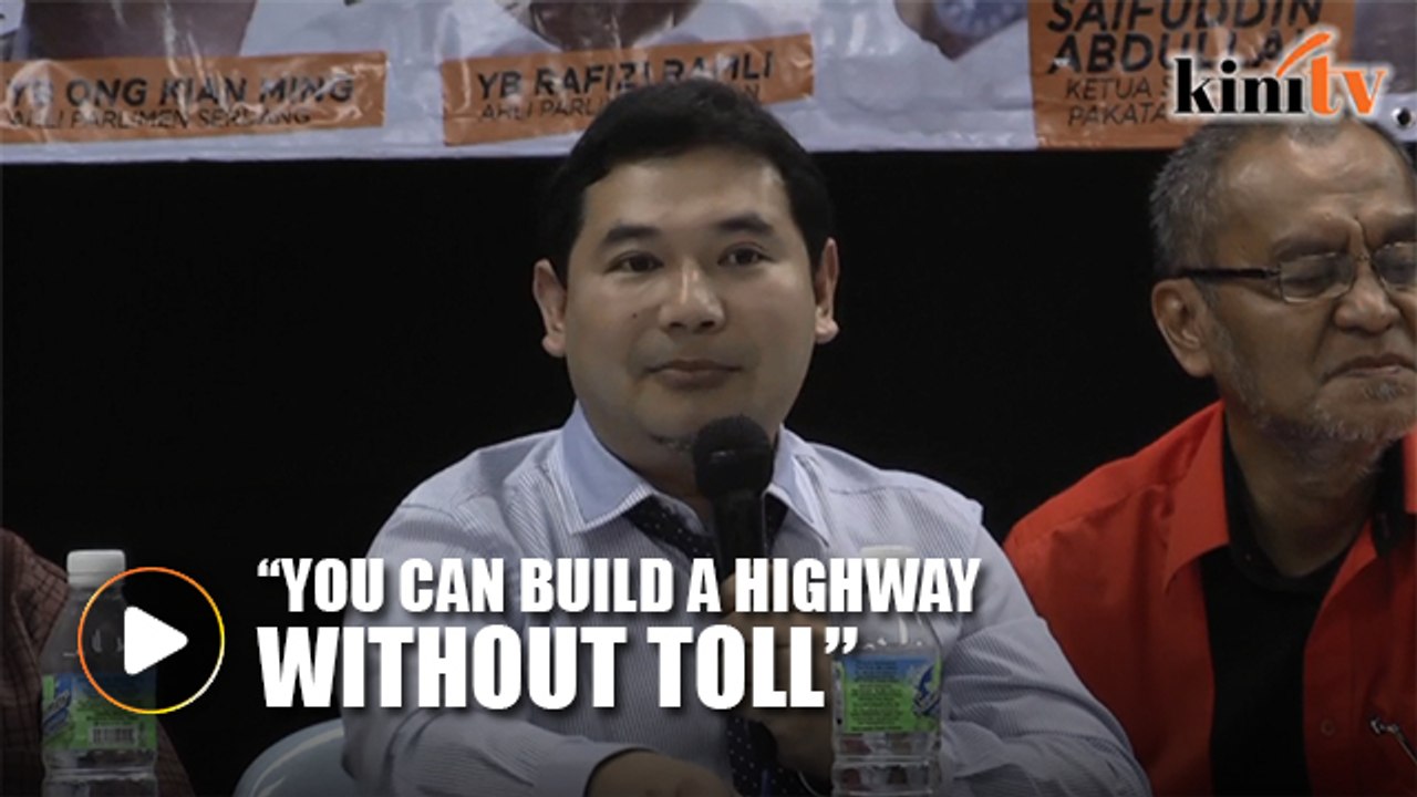 Rafizi : Toll-free highways are possible