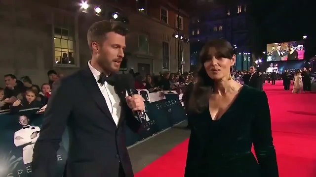 Monica Bellucci arrives at the SPECTRE Red Carpet Premiere in London