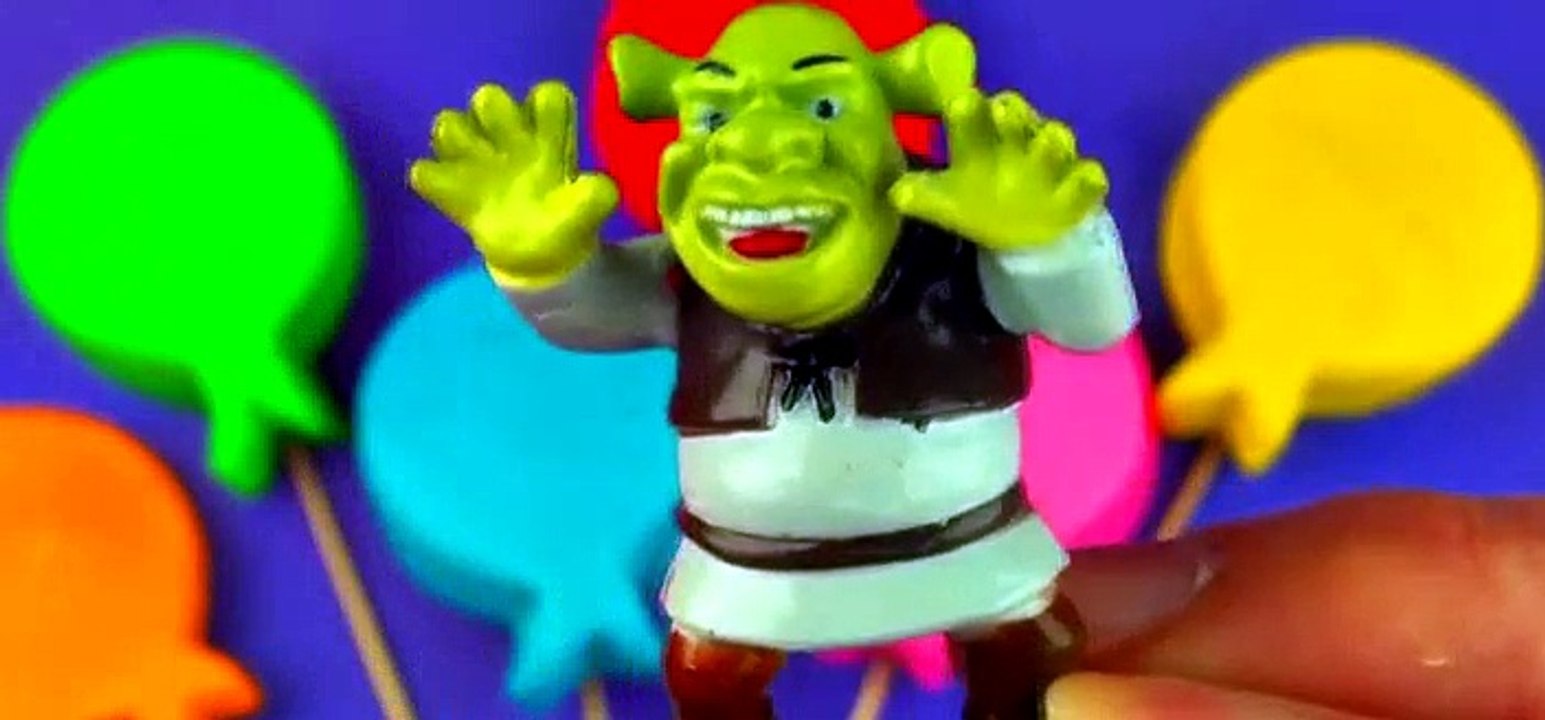 Balloons Play-Doh Surprise Eggs Cars 2 Maya the Bee Thomas Tank Engine Smurfs Shrek Toys FluffyJet [Full Episode]