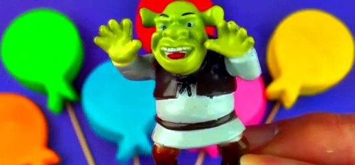 Balloons Play-Doh Surprise Eggs Cars 2 Maya the Bee Thomas Tank Engine Smurfs Shrek Toys FluffyJet [Full Episode]