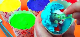 Play-Doh Ice Cream Surprise Egg Toys Hello Kitty Thomas Tank Dora Doll Littlest Pet Shop FluffyJet [Full Episode]