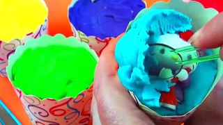 Play-Doh Ice Cream Surprise Egg Toys Hello Kitty Thomas Tank Dora Doll Littlest Pet Shop FluffyJet [Full Episode]