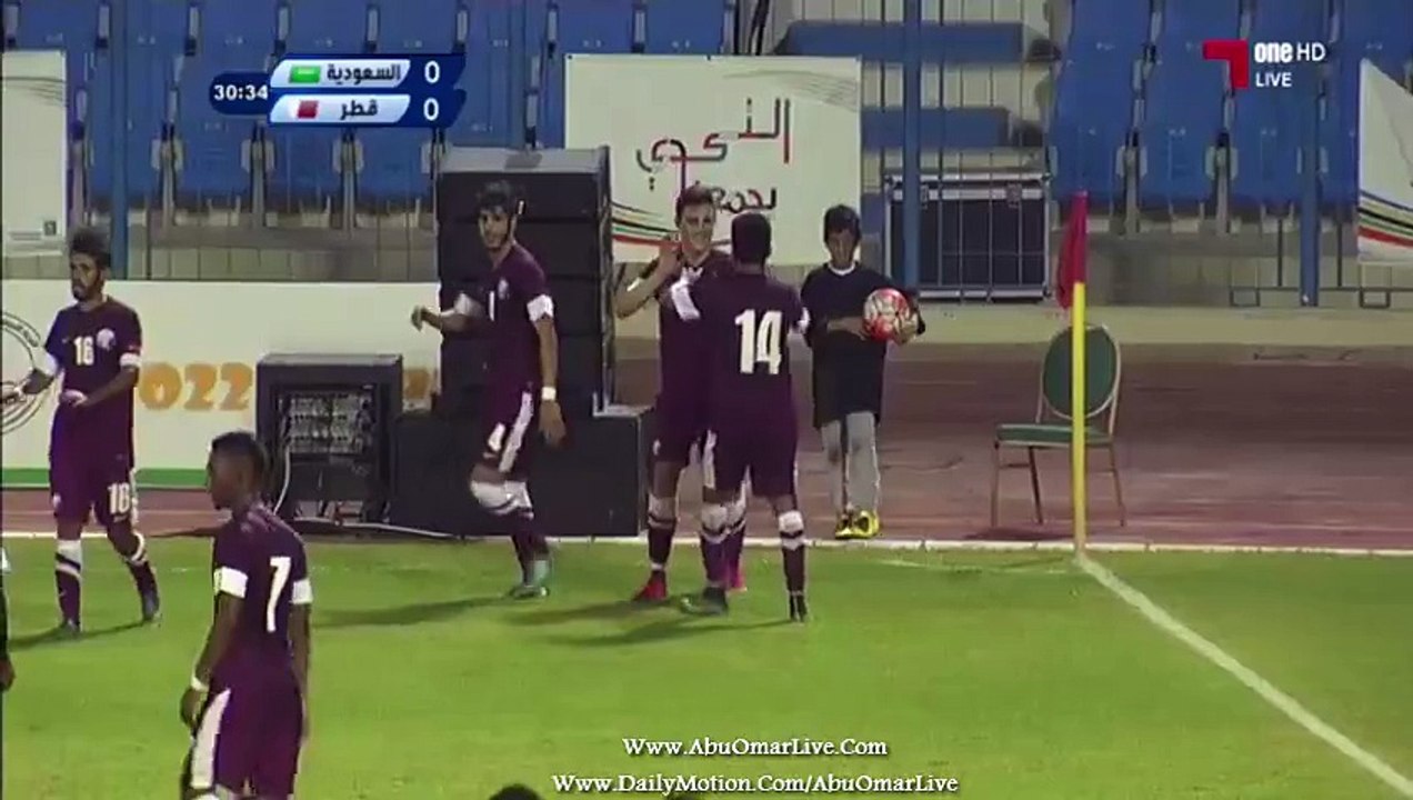 شاهد اهداف منتخب السعودي الاولومبي 2 _ 1 منتخب قطر الاولمبي  في بطوله دورة الألعاب الخليجية . 26 اكتوبر 2015