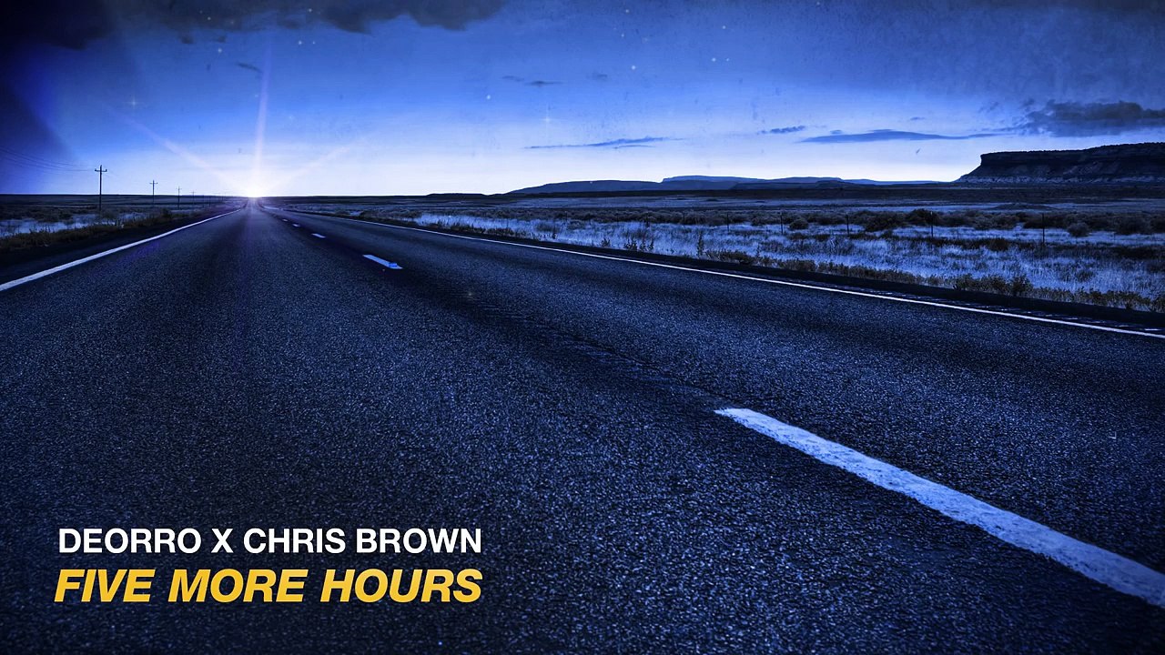Deorro x Chris Brown Five More Hours (Cover Art)