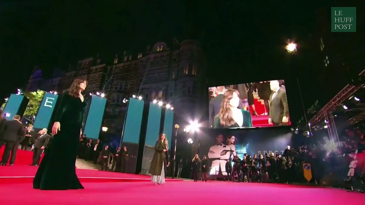 Un tapis rouge très glamour pour l'avant-première de James Bond Spectre