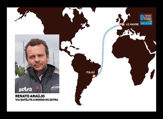 Renato Araújo fala das 24h iniciais da Transat Jacques Vabre