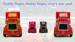 Cars Finger Family Song Daddy Finger Nursery Rhymes Mack McQueen Mater Francesco Full anim