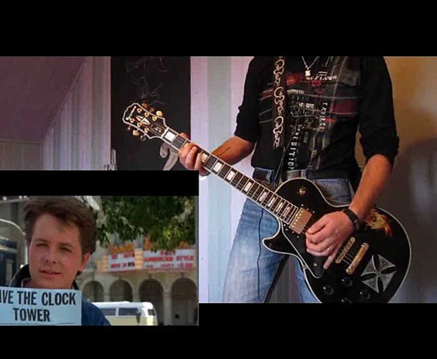 The power of love retour vers le futur guitar cover