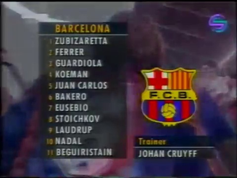 FC Barcelona 'Dream Team' 2-1 Real Madrid - 1992/1993