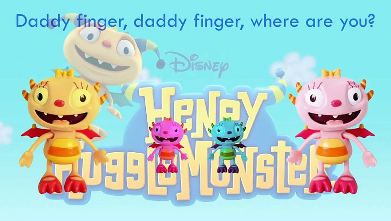 Henry Hugglemonster Finger Family Song Daddy Finger Nursery Rhymes Full animated cartoon e