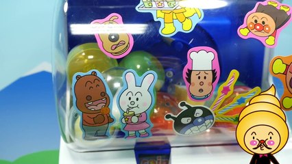 アンパンマンのガチャガチャでパチっとな！ anpanman capsule toy