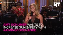 Amy Schumer And Sen. Chuck Schumer Continue Fight For Gun Control