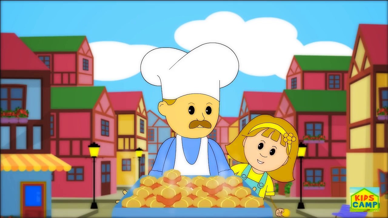 Hot Cross Buns | Nursery Rhymes | Popular Nursery Rhymes by KidsCamp
