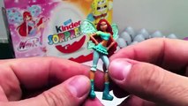 ★24 Spongebob & Winx Kinder Surprise Eggs unboxing chocolate Unwrapping Review toys