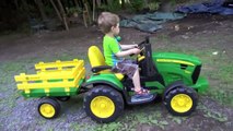 LITTLE BOY LOVES JOHN DEERE TRACTORS