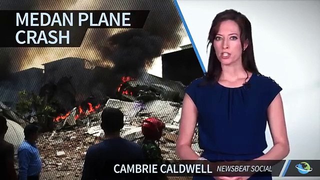 Indonesian Military Plane Crashes into Residential Area
