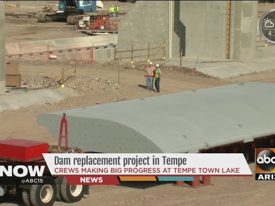 Dam replacement project in Tempe