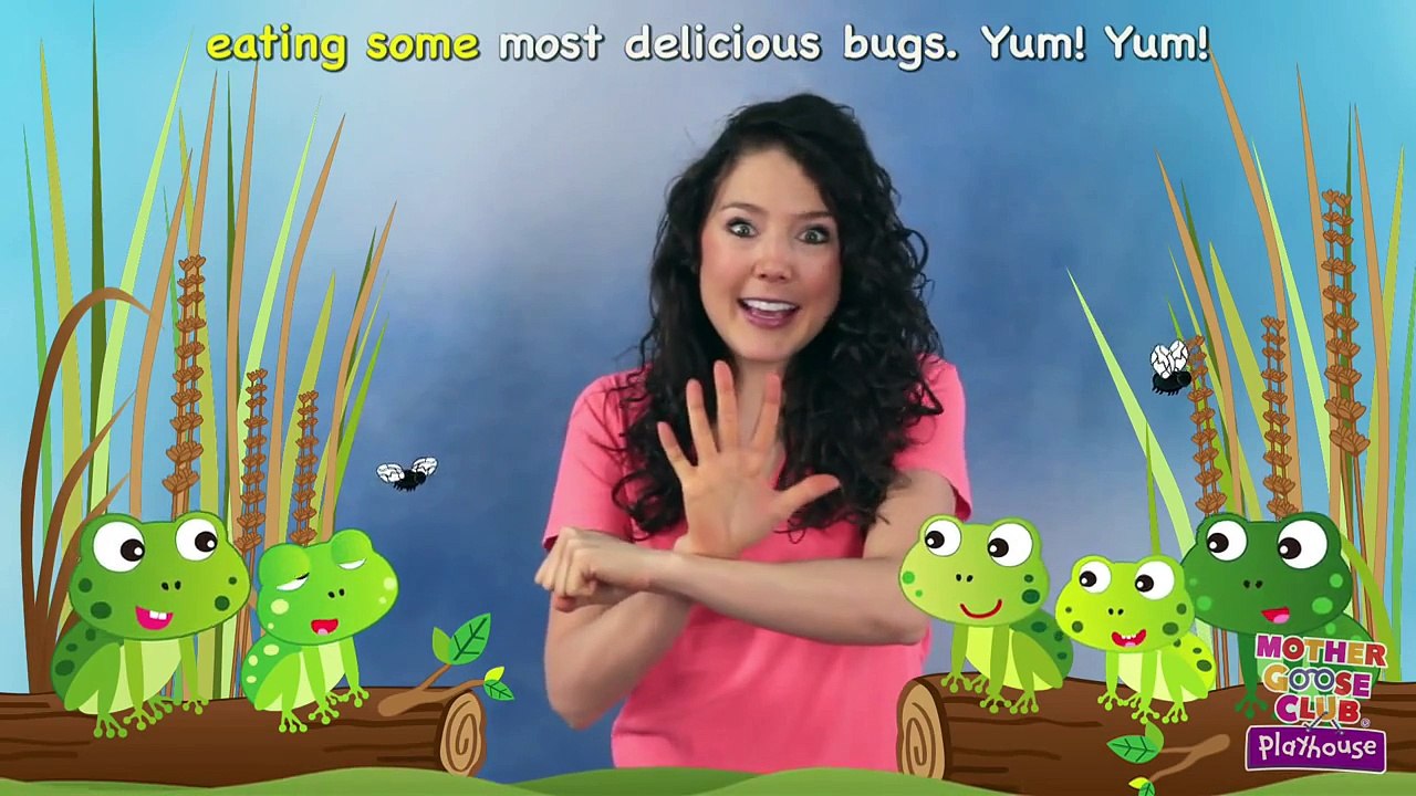 Five Green and Speckled Frogs | Mother Goose Club Playhouse Kids Video