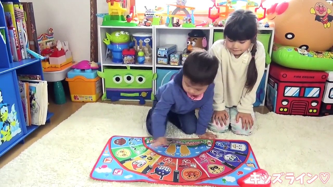 アンパンマン ドレミファ リトミックマット おもちゃ Anpanman Toy Ryth Dailymotion Video