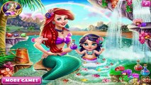 Baby Disney Princess Cartoon - Ariel Baby Bath - The little Mermaid Baby video Games