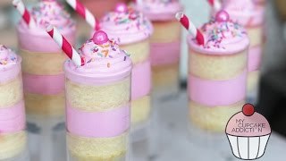 Strawberry Milkshake PushPops w/ FANTASTIC New Frosting Recipe! | My Cupcake Addiction