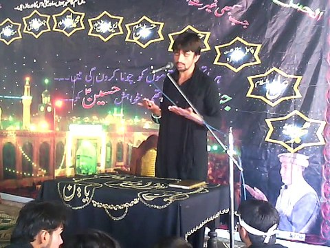 Zakir Syed Walyit Hussain Sherazi 10 Muharam 1437h At imam bargah Hussaini, Dahar. Shahat Hazrat Abbas a.s