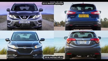 Car Comparisons : 2015 Nissan Qashqai VS 2016 Honda HR V