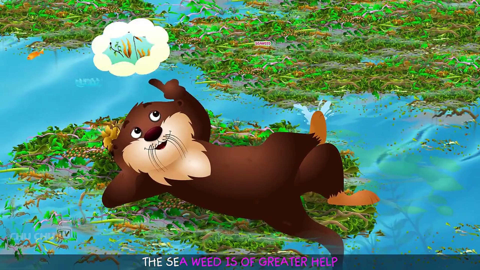 Sea Otter Nursery Rhyme | ChuChuTV Sea World | Animal Songs For Children -  Dailymotion Video