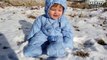 Cute Babies Playing in the Snow First Time Compilation 2015