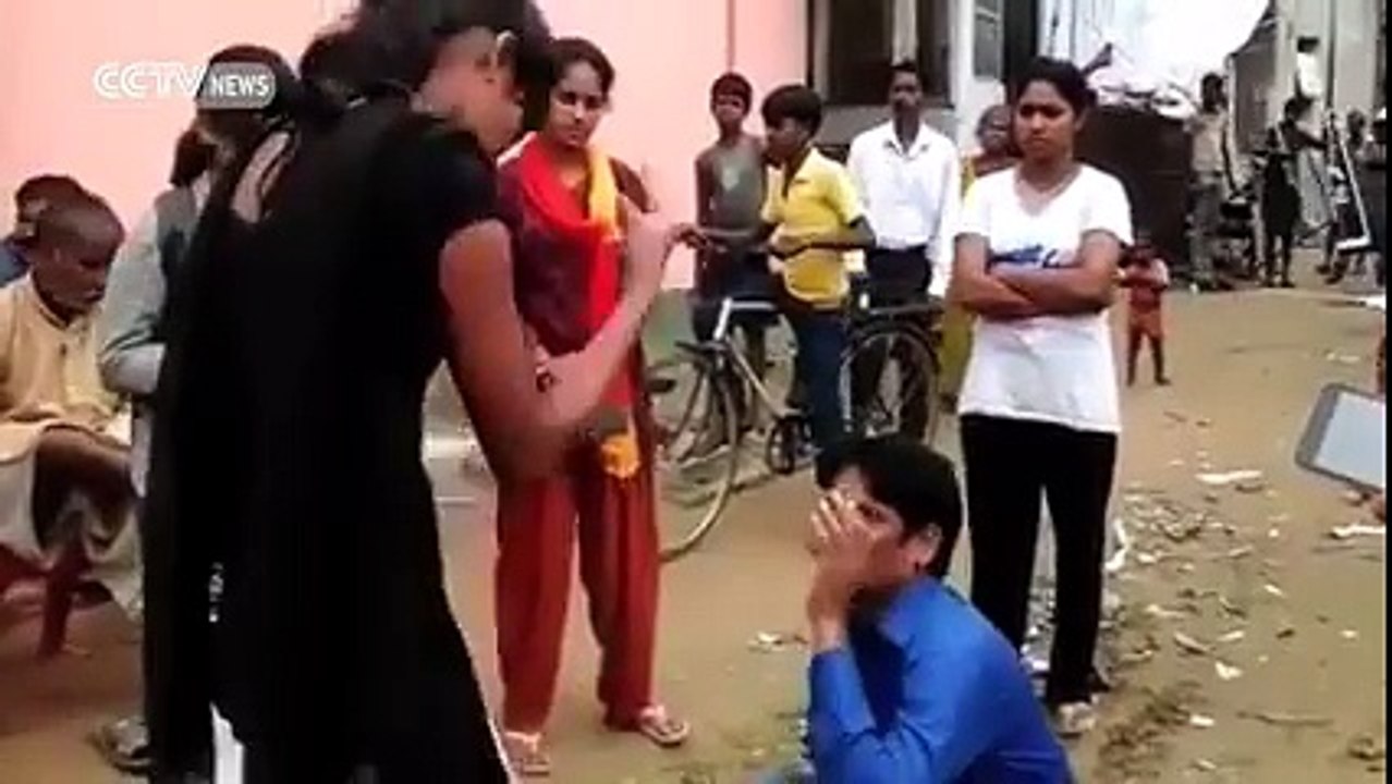 indian girl punishment of boy