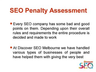 SEO Penalty Assessment | Discover SEO Melbourne