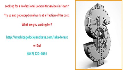 Lake Forest, IL 24Hour Car Locksmith Service