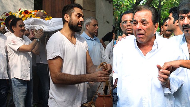 Abhay Deol's Father & Dharmendra's Brother Ajit Deol's Funeral