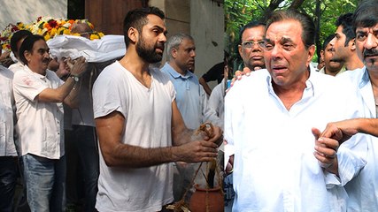 Abhay Deol's Father & Dharmendra's Brother Ajit Deol's Funeral