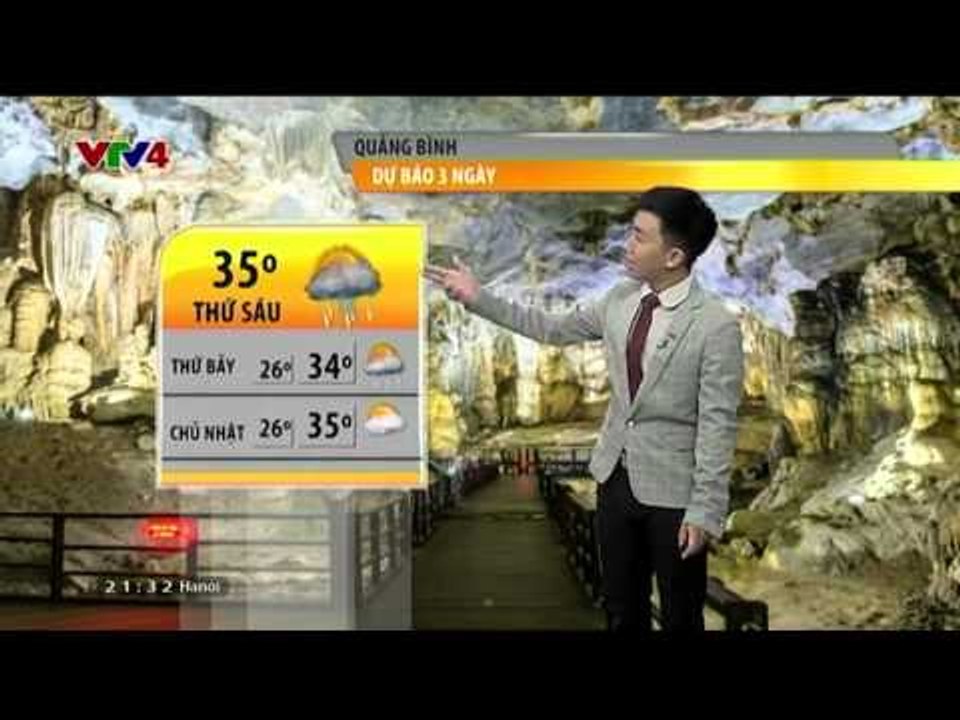 THỜI TIẾT | 21H30 - 13/8/2015