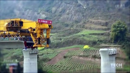 Voilà comment les chinois construisent des ponts