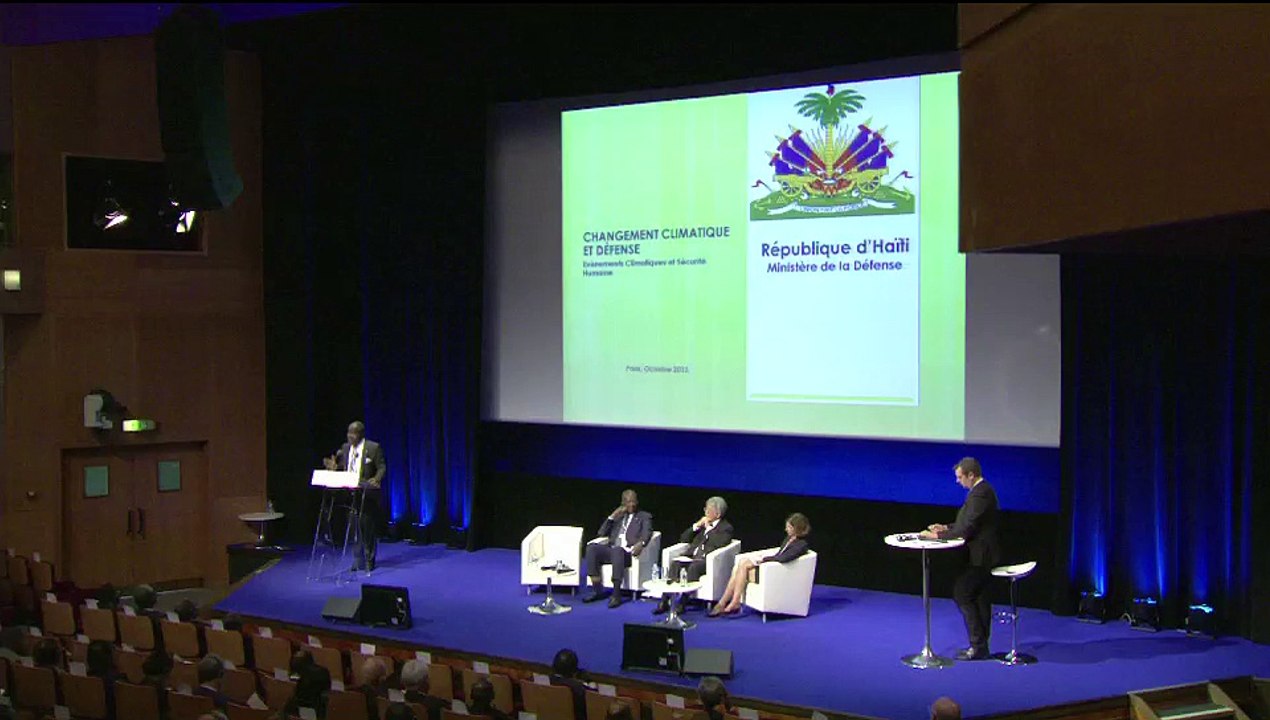 [Climat-Défense] #COP21 - Table ronde 2 « EVÉNEMENTS CLIMATIQUES EXTRÊMES ET SÉCURITÉ HUMAINE »