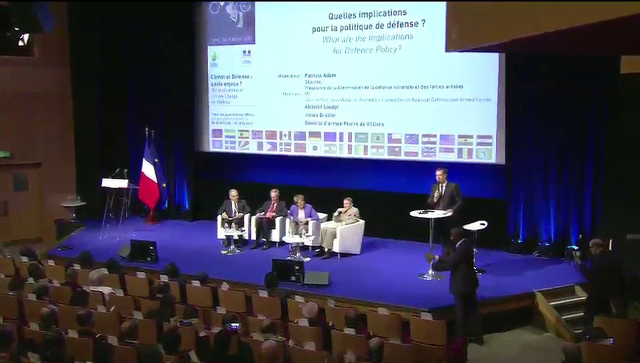 [Climat-Défense] Table ronde 3 « QUELLES IMPLICATIONS POUR LA POLITIQUE DE DÉFENSE ? »