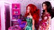 Frozen Anna Gets Her Hair Cut Too! Features Frozen Elsa, Descendants Mal and Maleficent. P