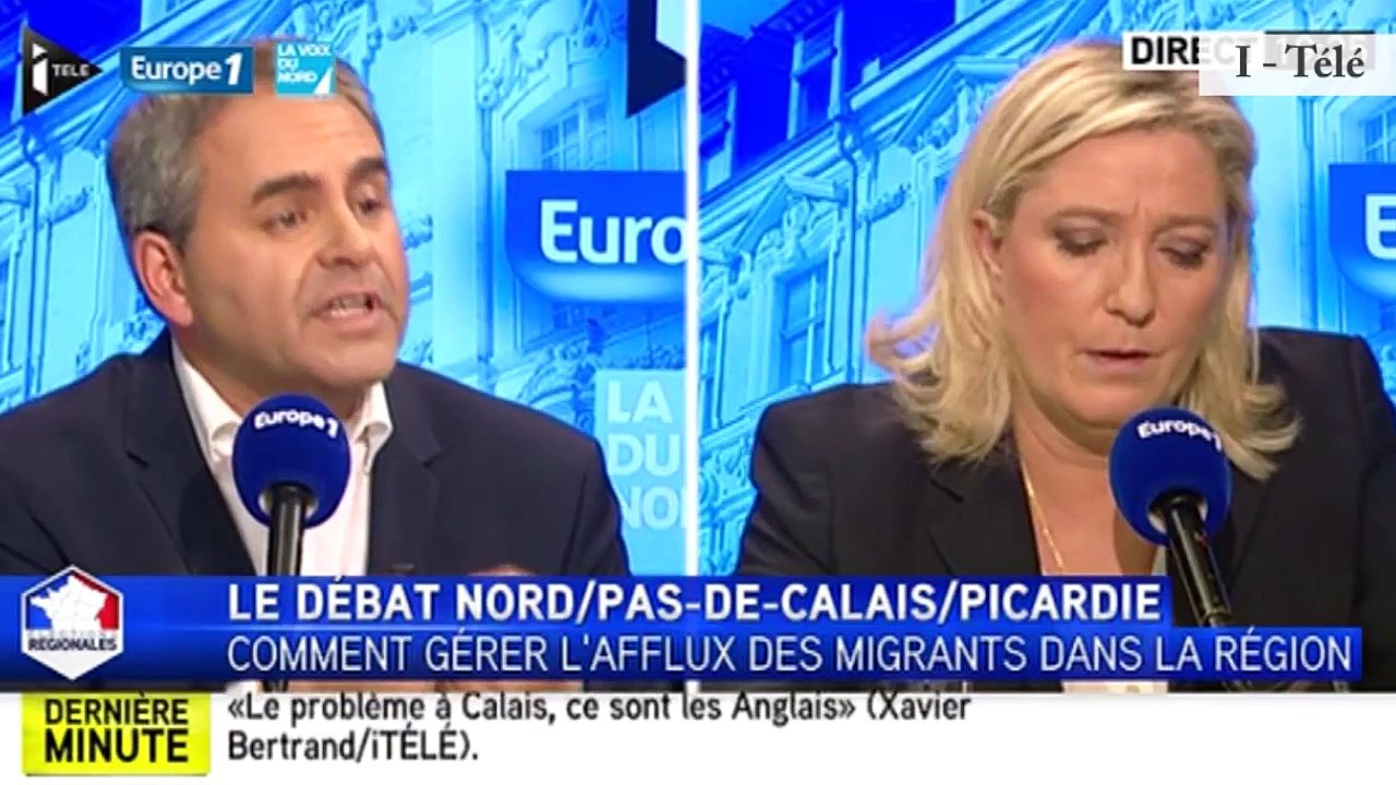 TextO’ : Débat des régionales dans le Nord - X. Bertrand : "Mme Le Pen, vous êtes l'incarnation du système"