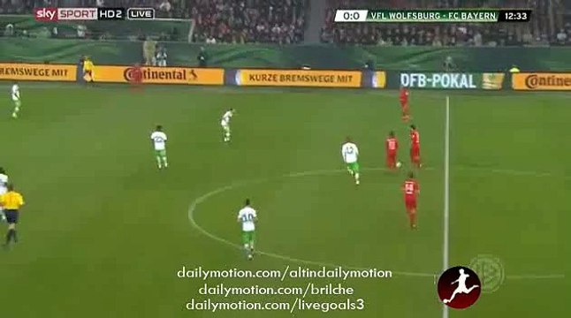 Douglas Costa Incredible Goal - Wolfsburg 0-1 Bayern - DFB Pokal - 27.10.2015