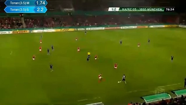 Mainz - TSV 1860 1-2 DFB Pokal GER CUP 27-10-15
