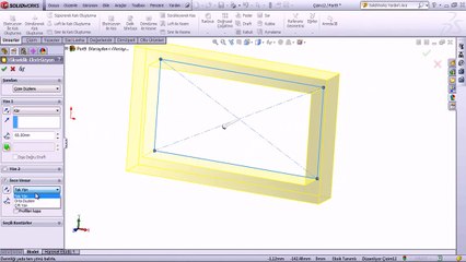 Solidworks eğitim  ekstruzyon ince unsur