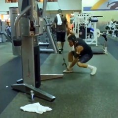 Crazy Guy Doing Crossfit On The Weight Machine-Entertainment Stuff-by Funny Videos Collection