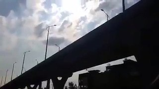 Exclusive Video Rawalpindi Metro Bus Bridge