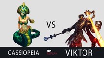 Cassiopeia vs Viktor - SKT T1 Faker vs IM Frozen, KR LOL Challenger 1057LP