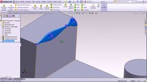 Solidworks 3d çizim radyus